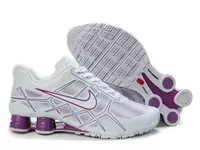 jogging shox -turbo12 nike hommes chaussures 2013 leather white purple